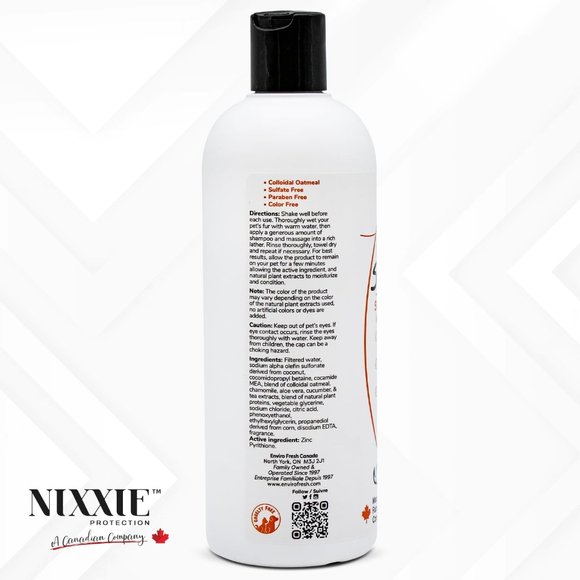 Itch Relief Pet Shampoo by EnviroFresh - Made In Canada - Picture 5 of 6